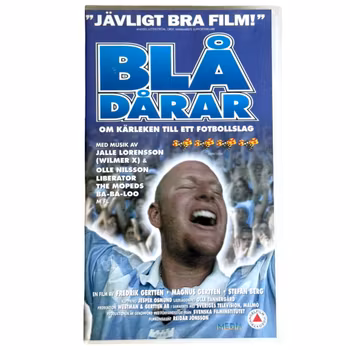 Blå Dårar - om kärleken till ett fotbollslag, Inplastad VHS video