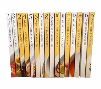 Willys lilla kokböcker, Nr 1 - 16