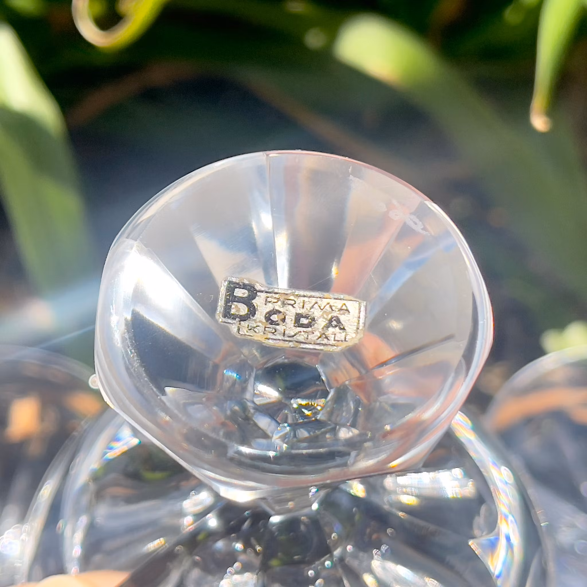 6 piezas, Copa de licor, Art Déco, Boda