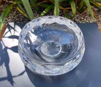 Gunnar Cyrén (Sverige, 1931-2013) Skål, kristallglas, Orrefors.