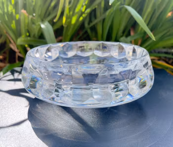 Gunnar Cyrén (Sverige, 1931-2013) Skål, kristallglas, Orrefors.