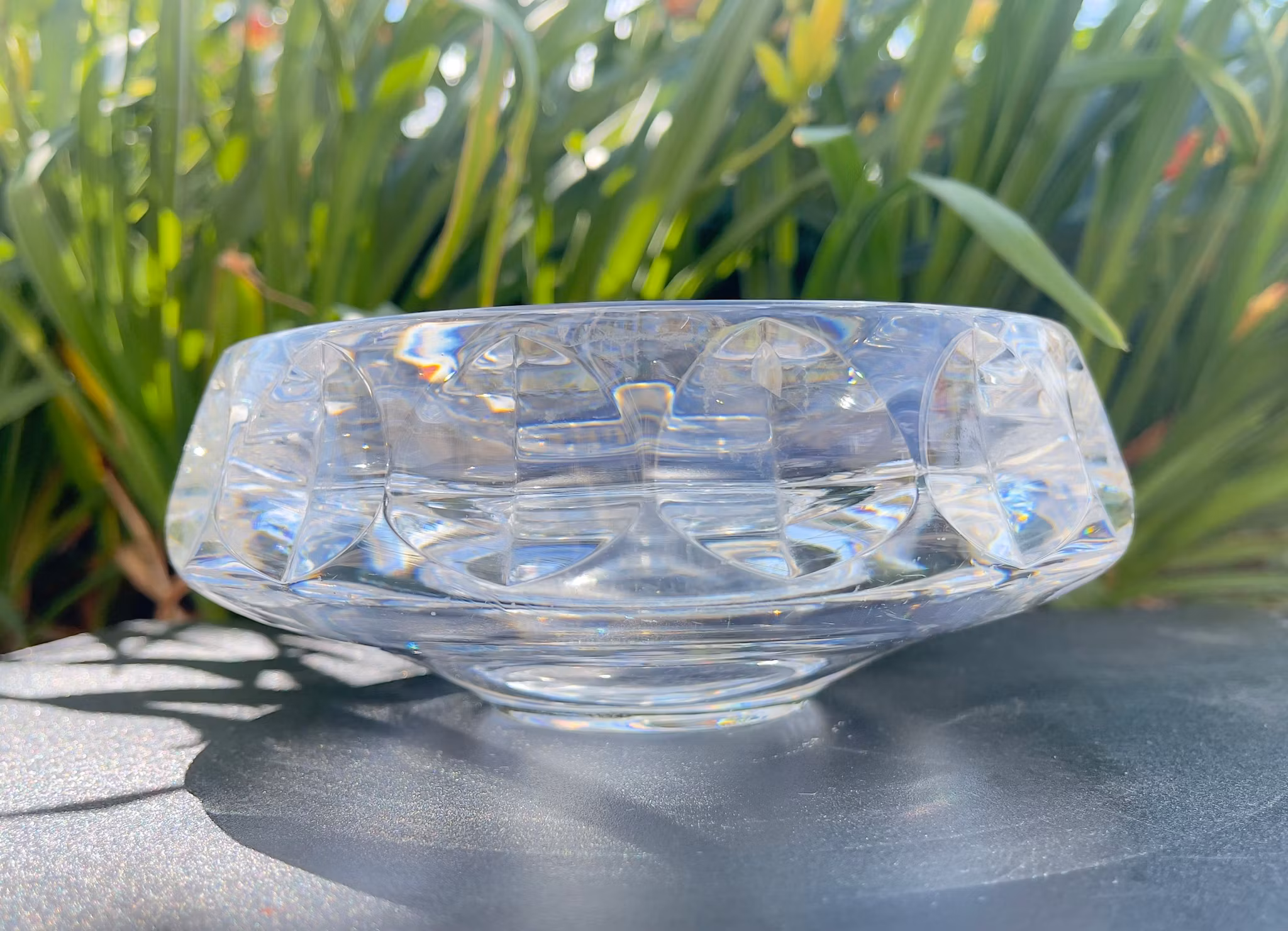 Gunnar Cyrén (Sweden, 1931-2013) Bowl, crystal glass, Orrefors.