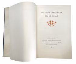 SJ 1856-1956. Sverige järnvägars 100-år