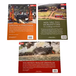 3 BÖCKER - Mälarviken - Mollsjö Järnvägar m.m.