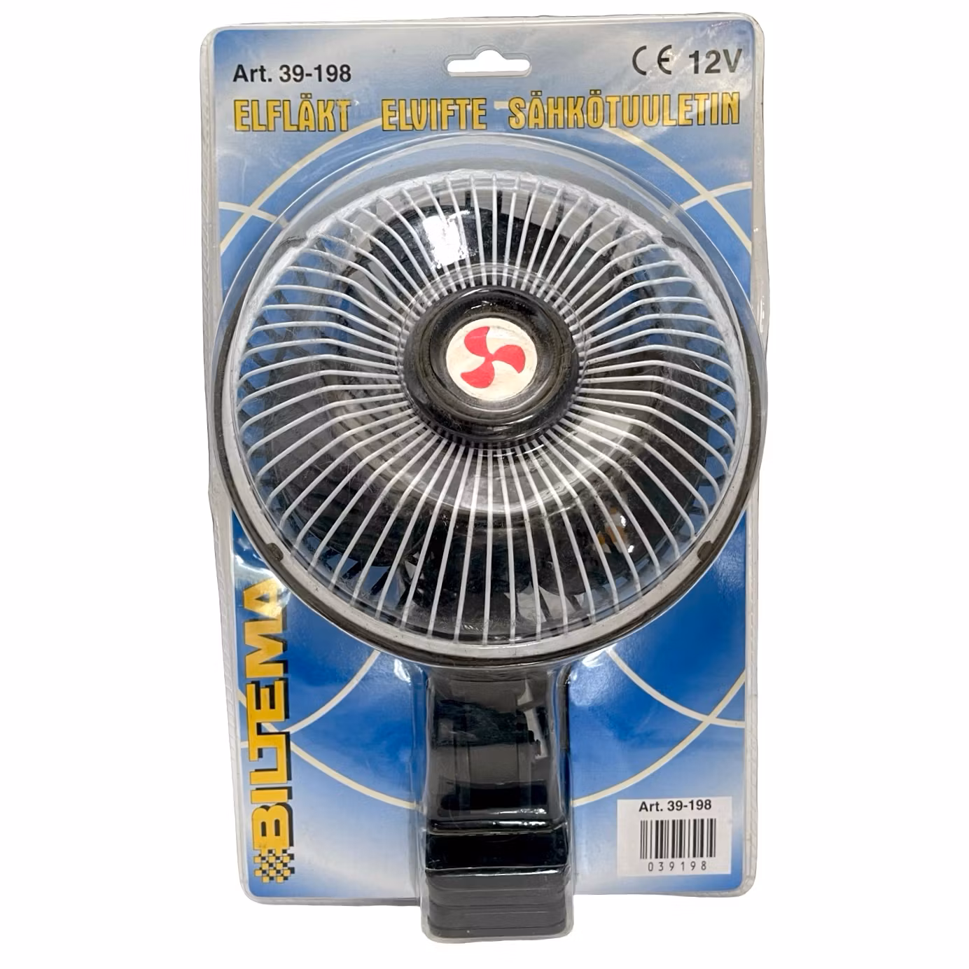 Två hand Ventilator Mican med Fläkt till bilen