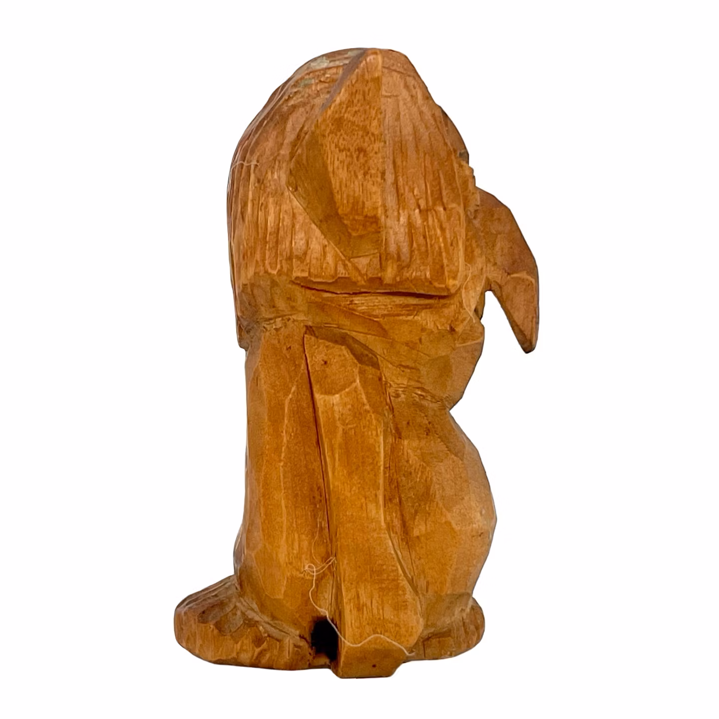 Veistos, Puu, 1960, Monogrammisigneerattu