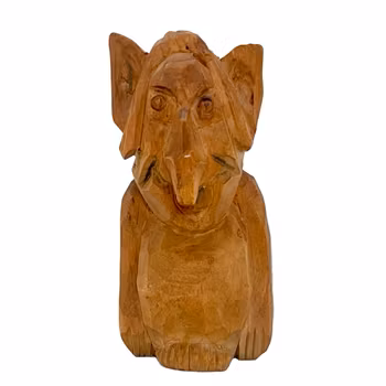 Skulptur, Trä, 1960, Monogramsignerad