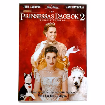 En Prinsessas Dagbok 2, DVD