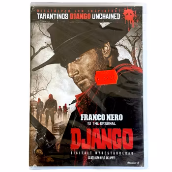 Django - Franco Nero, Is the original, Inplastad DVD Ny