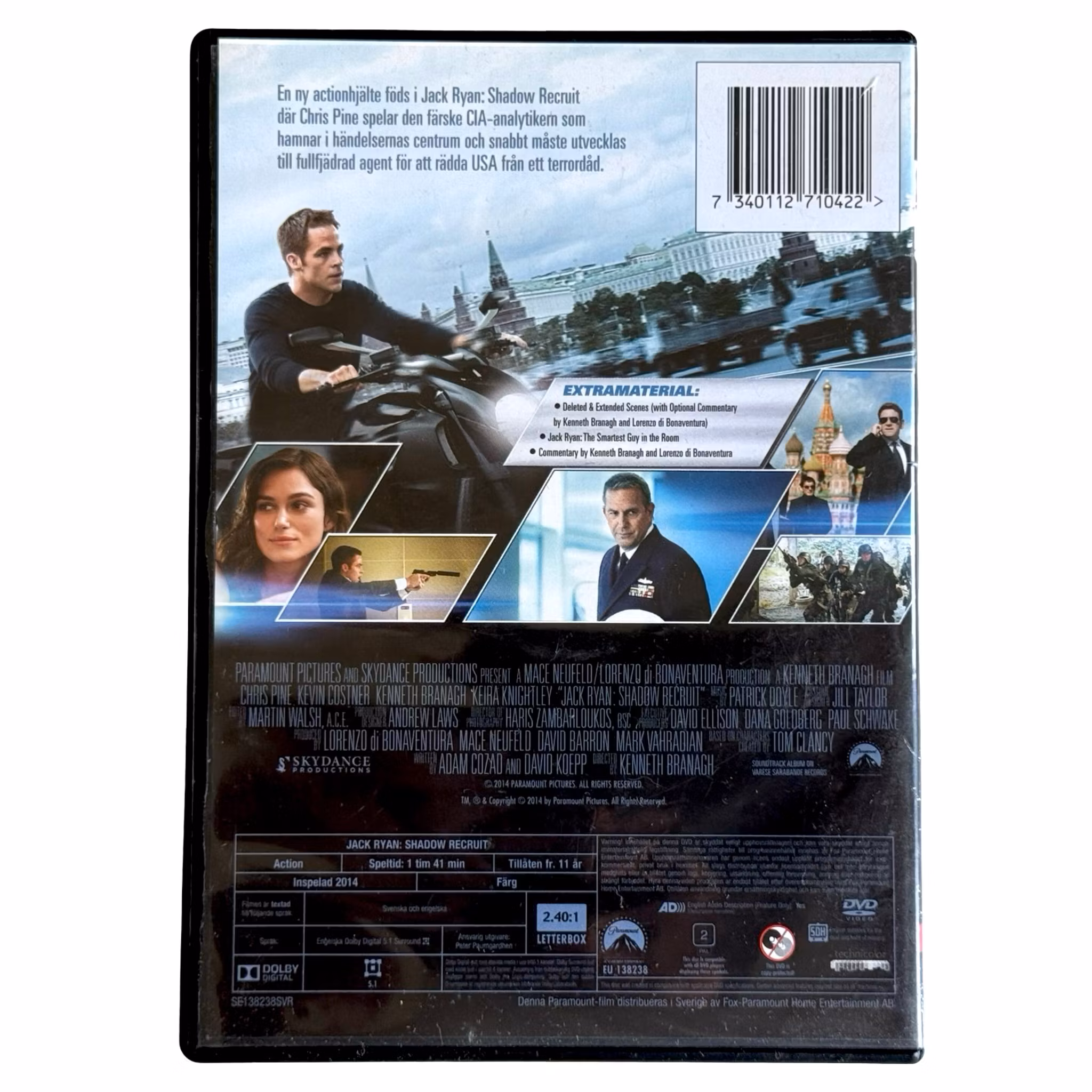 Jack Ryan: Skyggerekrutteringen, DVD