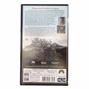 Saving Private Ryan, Inplastad VHS video