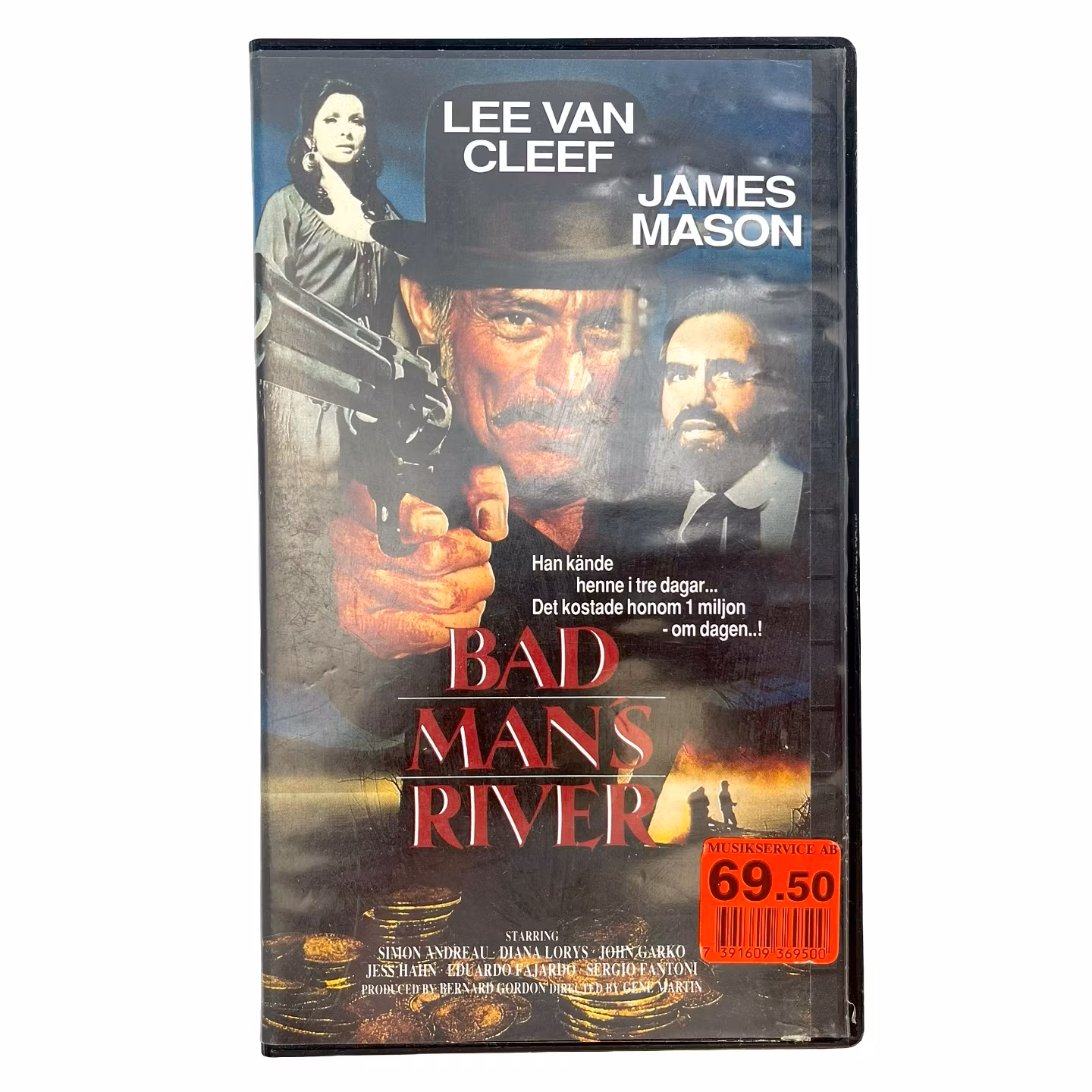 Bad Man's River, zapakowany film VHS