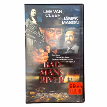 Bad Man's River, Inplastad VHS video