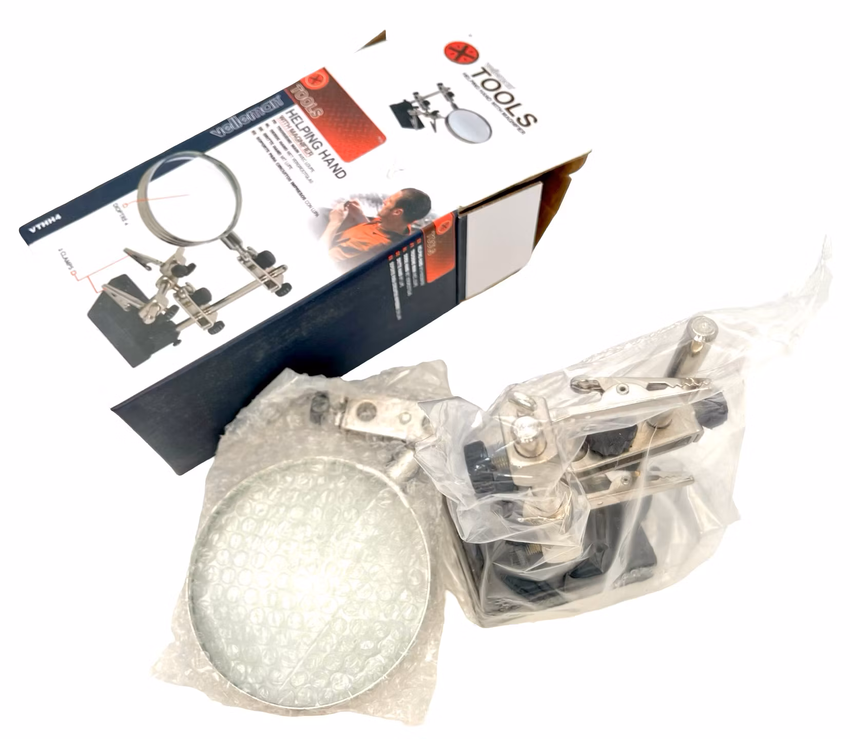 Velleman aiuta con la lente d'ingrandimento