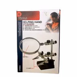 Velleman aiuta con la lente d'ingrandimento