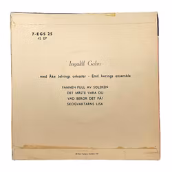 Ingalill Gahn – Wat is er aan de hand?, EP Vinyl