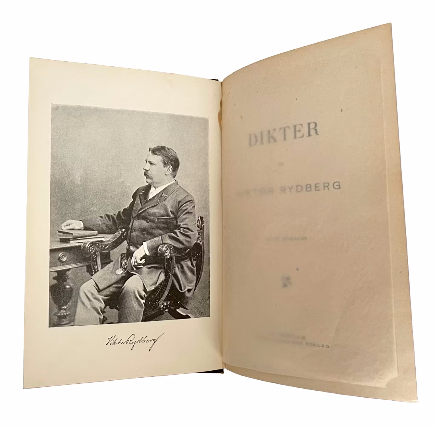 Pisma Viktora Rydberga - Wiersze 1899, 305 stron.