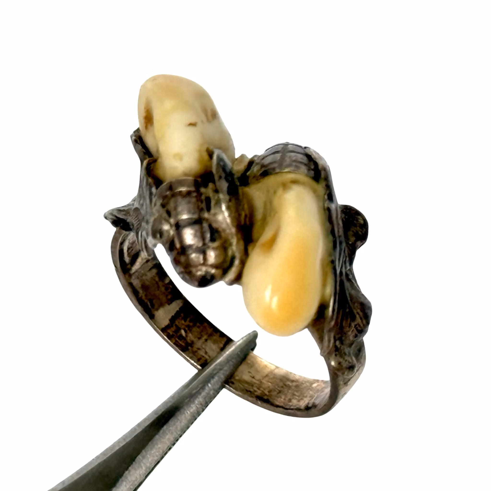 Antik Traditionell Grandel silverring