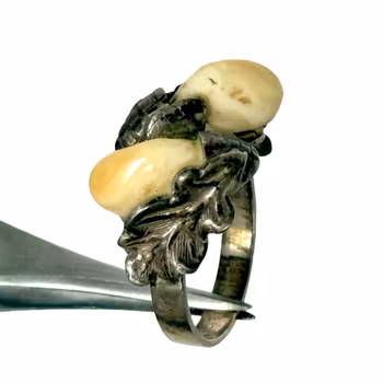 Antik Traditionell Grandel silverring