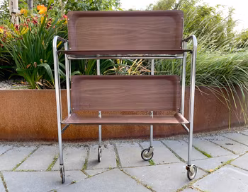 Serveringsvagn - Pressolit, Hopfällbar