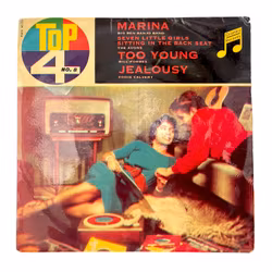 Marina - Top 4, n. 8, Eddie Calvert, The Avons, The Big Ben Banjo Band, EP in vinile