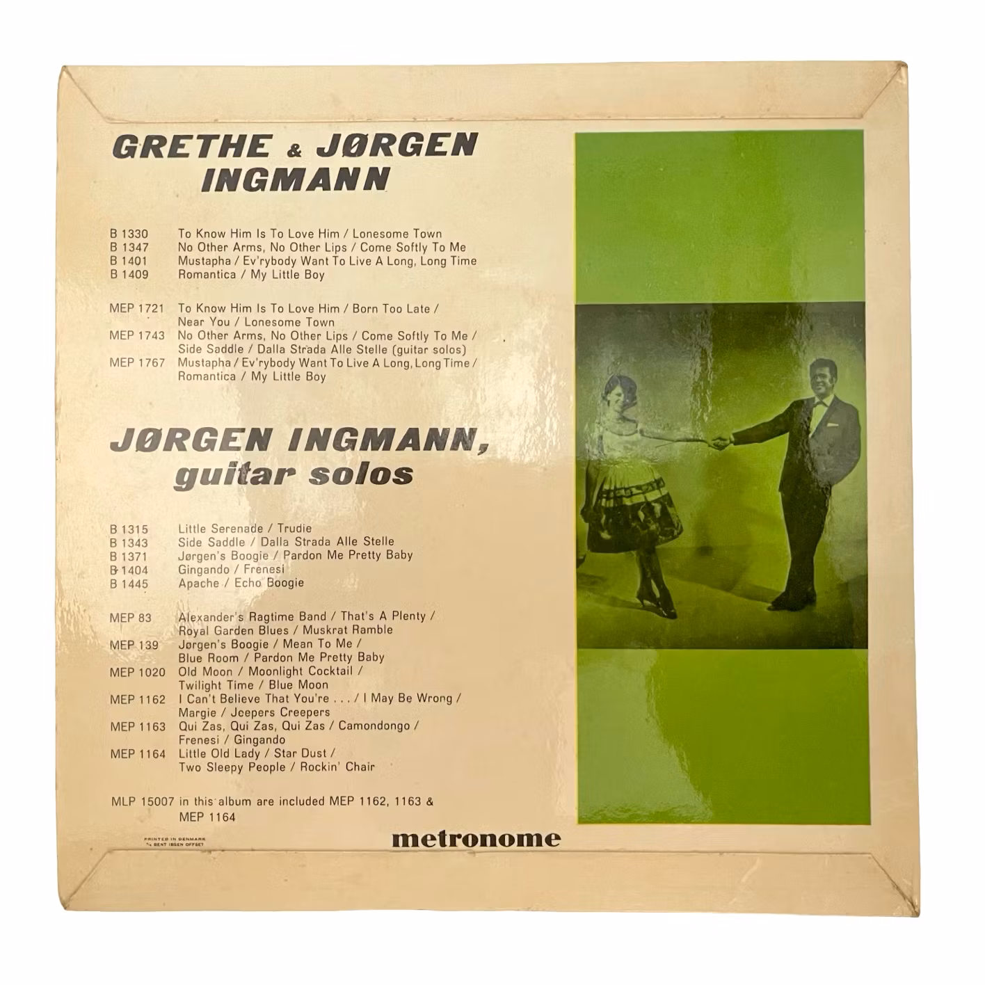 Jörgen Ingmann - Pepe Apache, Echo Boogie, Amorada, Vinile EP
