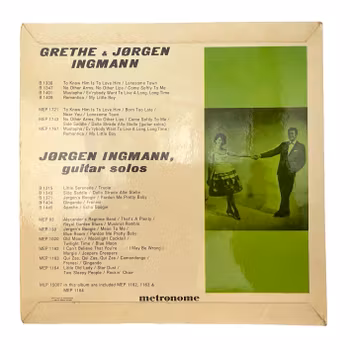Jörgen Ingmann - Pepe Apache, Echo Boogie ,Amorada, Vinyl EP