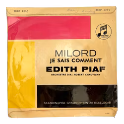 Milord - Edith Piaf, vinyl-EP