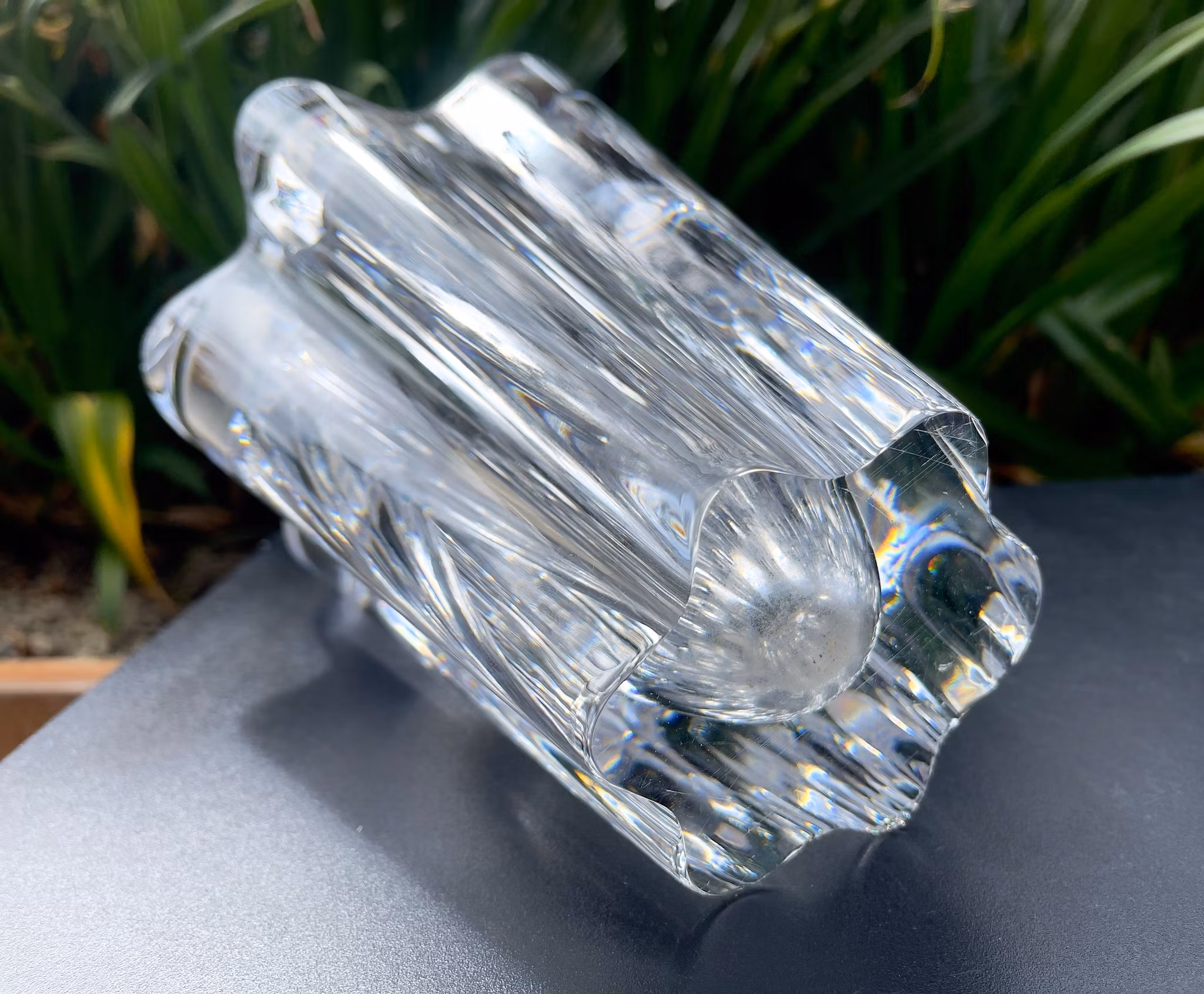 ANNA EHRNER. Vase, cristal, Kosta Boda