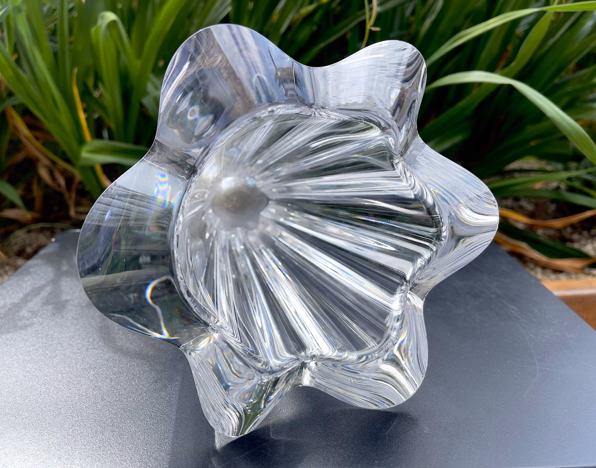 ANNA EHRNER. Vase, cristal, Kosta Boda