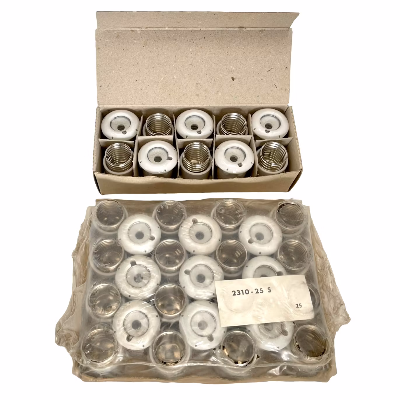 35 st, Propphuvar med testhål KII 500V m.m.