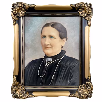 Oidentifierad konstnär, Olja på duk (2) Porträtt, signerade Lindquist