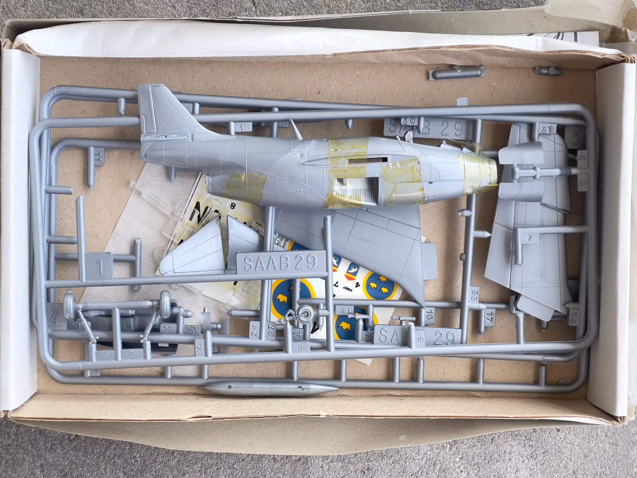 Heller Saab J29 Tunnan 1/72