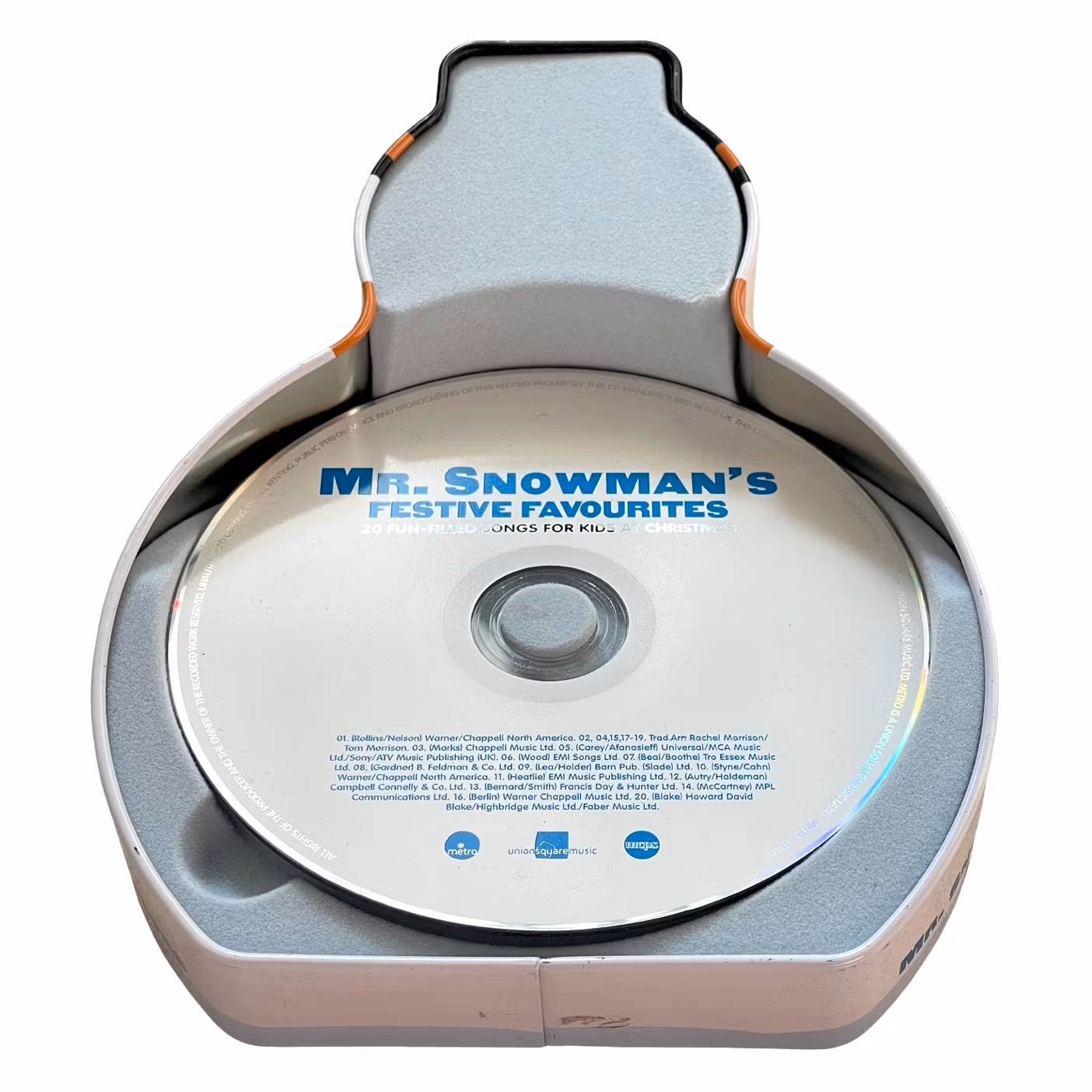 Mr. Snowman's Festive Favourites, CD