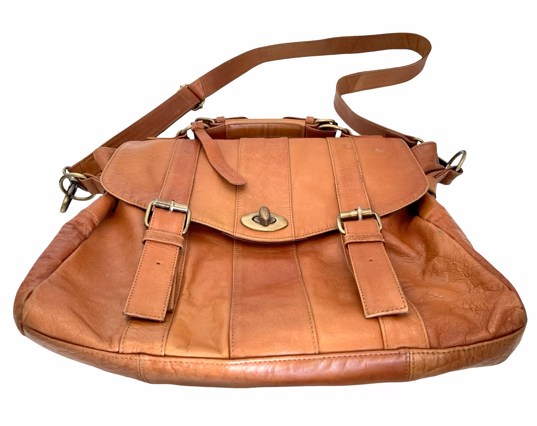 Wera - Większe skórzane etui z wieloma różnymi przegródkami