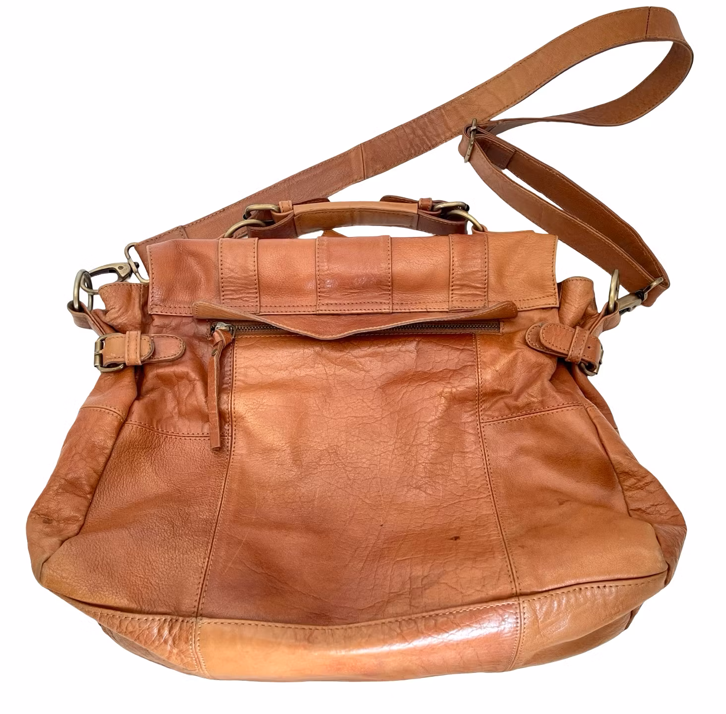 Wera - Większe skórzane etui z wieloma różnymi przegródkami