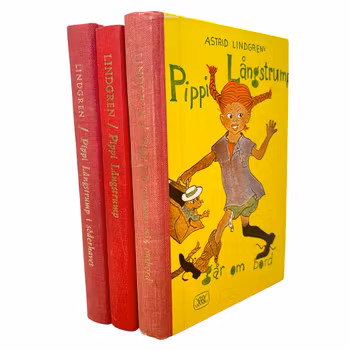 3 KSIĄŻKI - Pippi Pończoszanka 1969 Astrid Lindgren