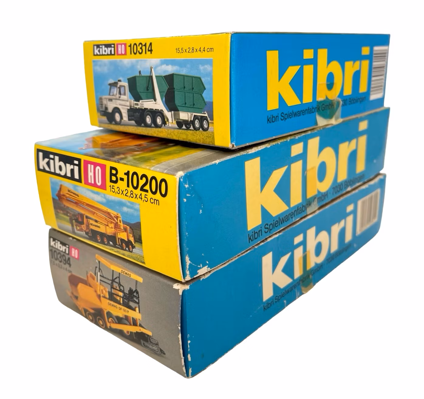 3 kpl, Kibri HO -mittakaava, Autot ja koristeet