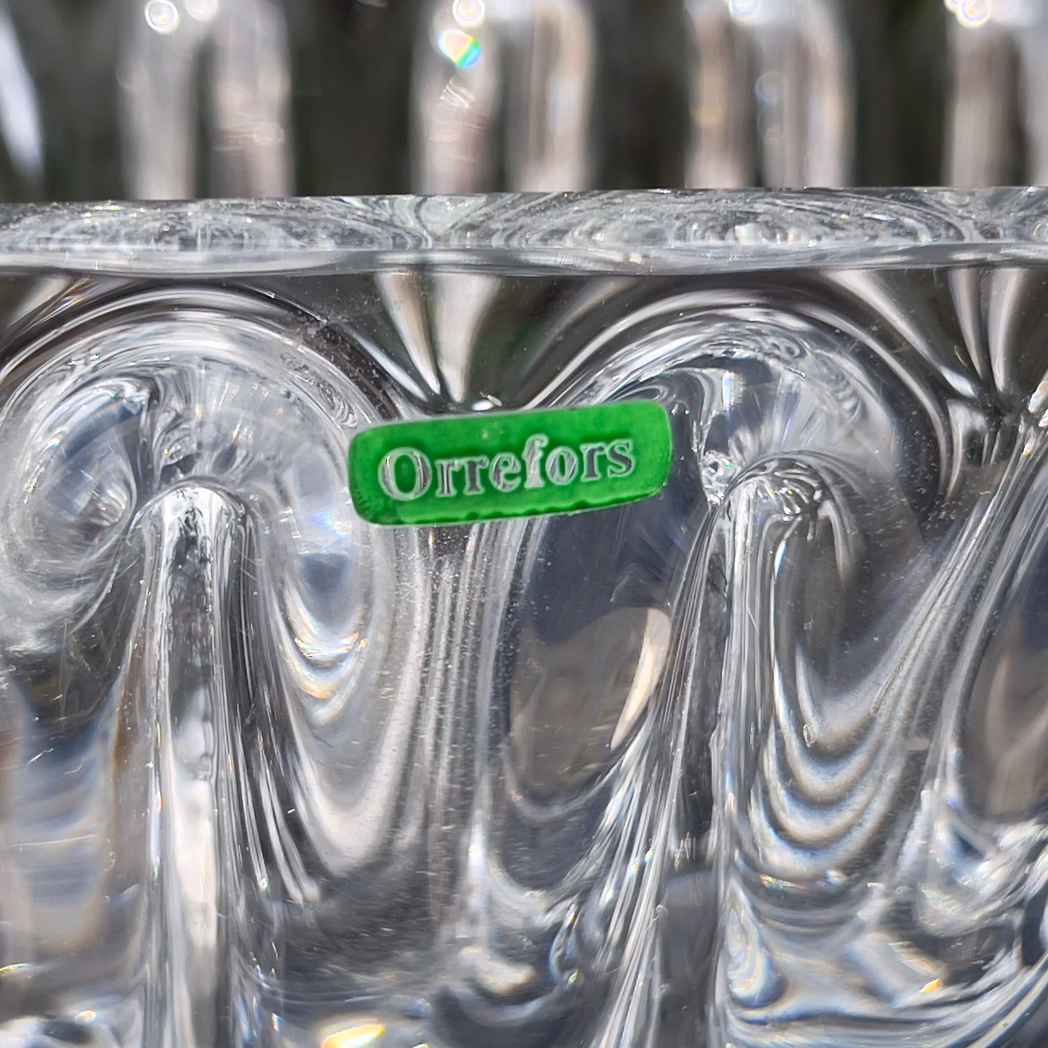 Sven Palmqvist - Orrefors, Firkantet glassskål