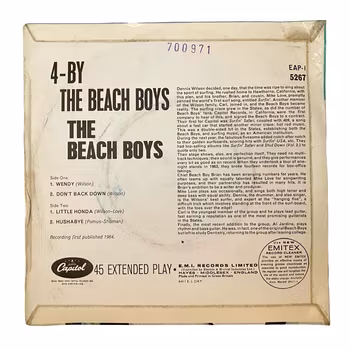 The Beach Boys - Little Honda - Wendy, Vinyl 1964 EP