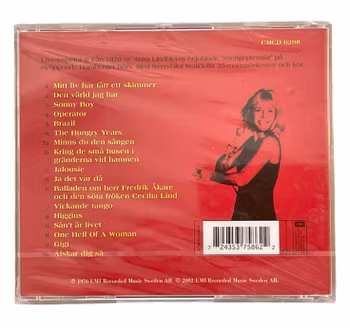 Anita Lindblom – PÅ Börsen, Inplastad 2002 CD Ny