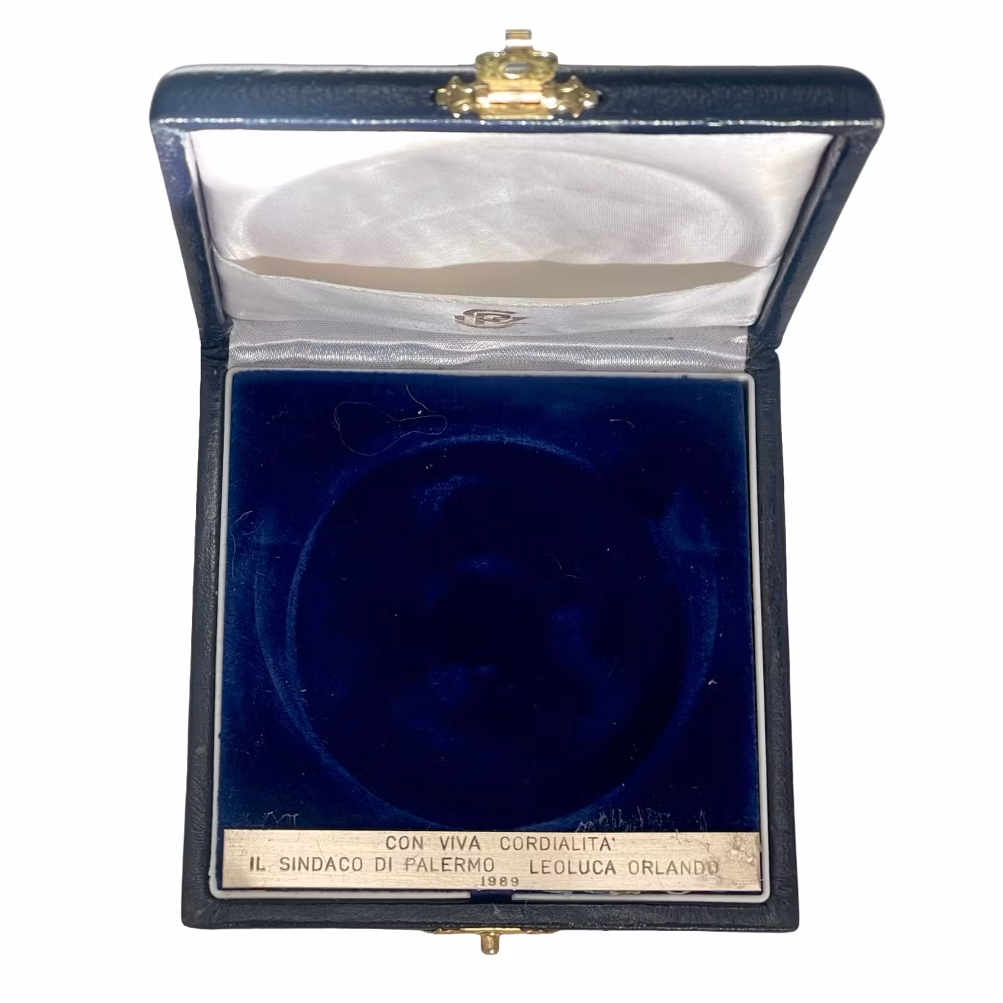 Medaglia - Provinciale Regionale Palermo Al Servizio dell'Ambiente Pubblico dell'Uomo 1989 con astuccio