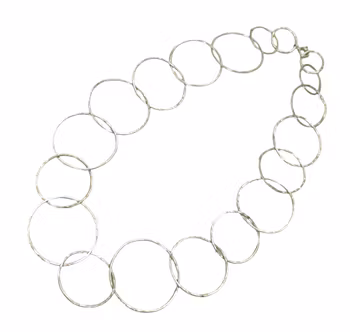 Vintage sterling 925 silver halsband