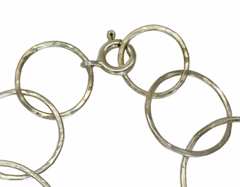 Vintage sterling 925 silver halsband