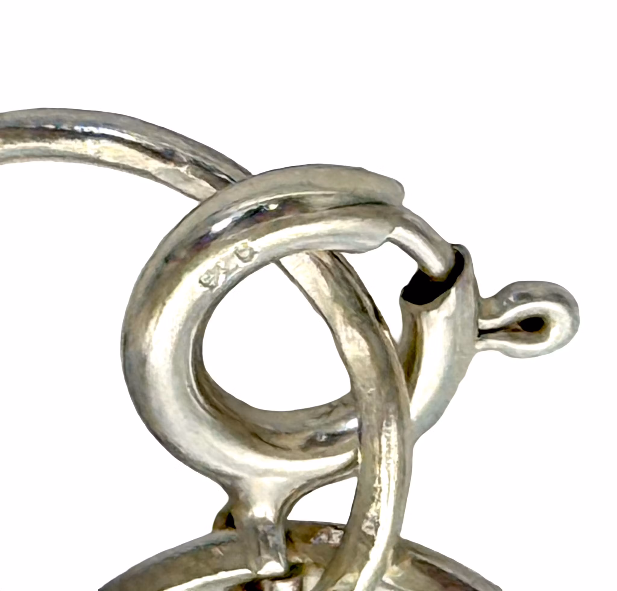 Collar vintage de plata de ley 925