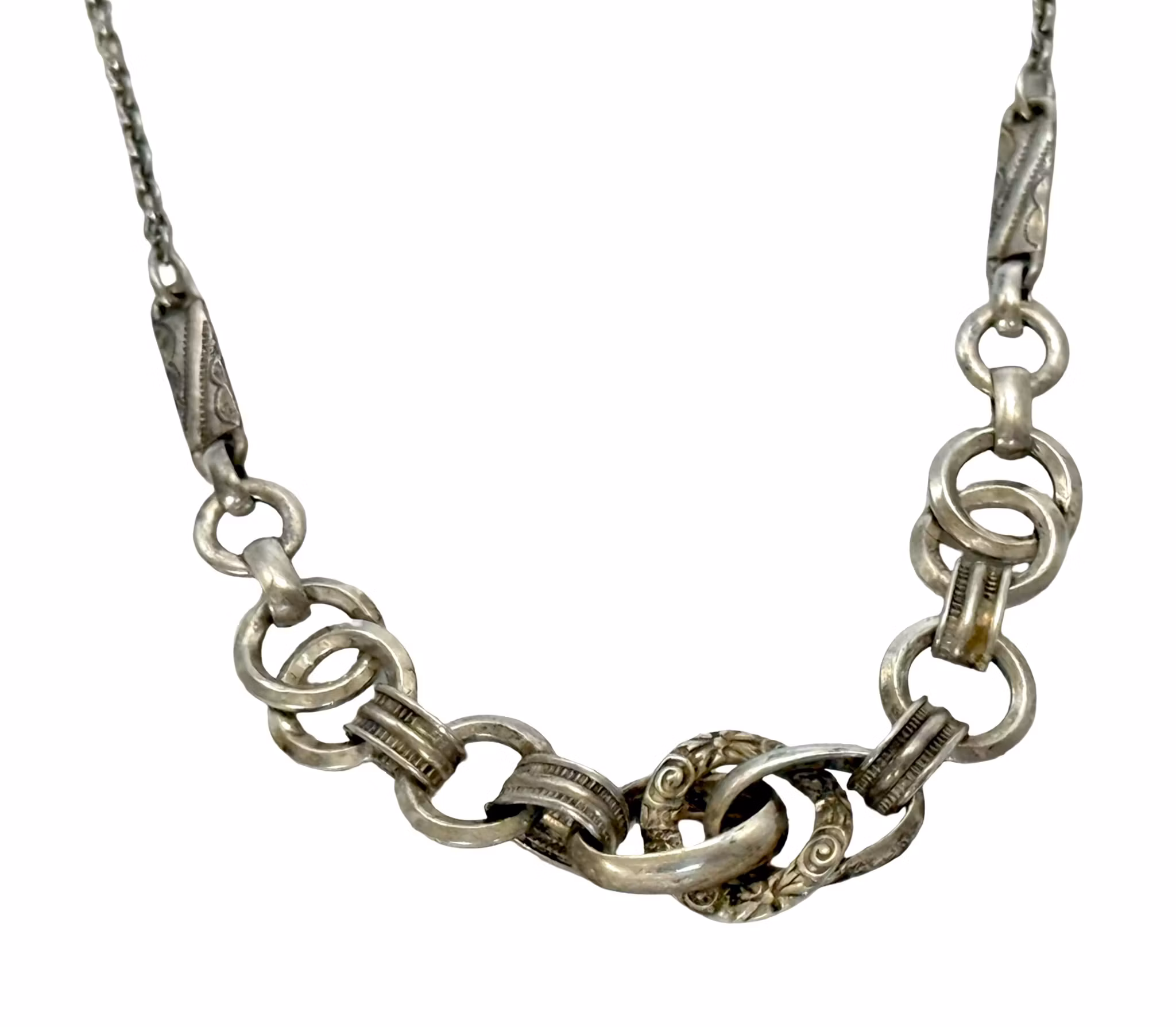 Antiikkihopea 830 kaulakoru