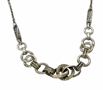 Antik silver 830 halsband