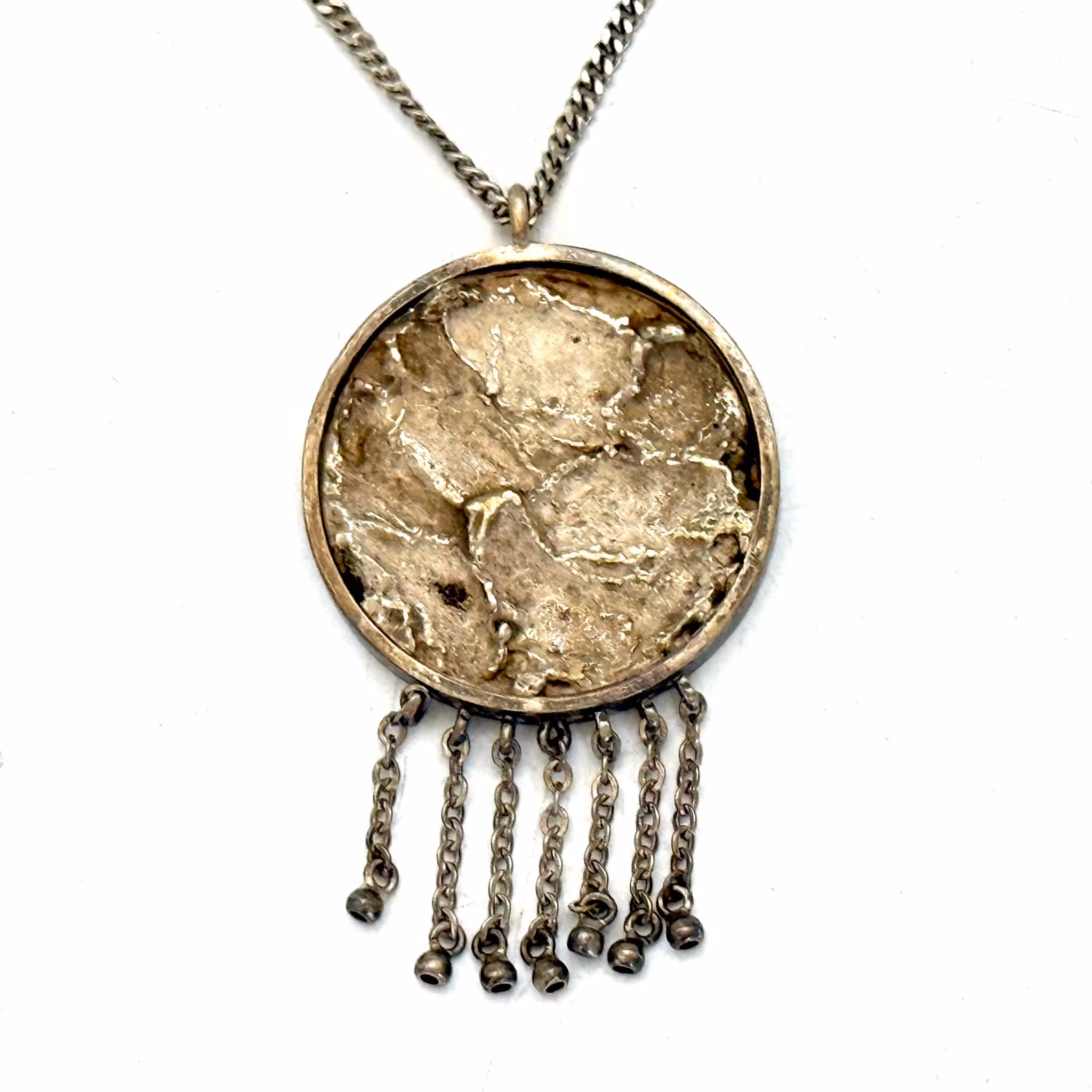 PER G. FORSLUND, Collana in argento Sterling 925 con pendente