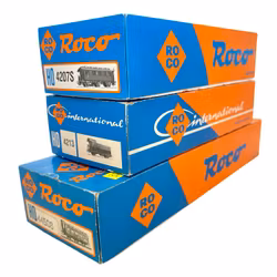 3 kpl, Roco 44508, 4207S, 4213 HO mittakaava, pienoismallin vaunut