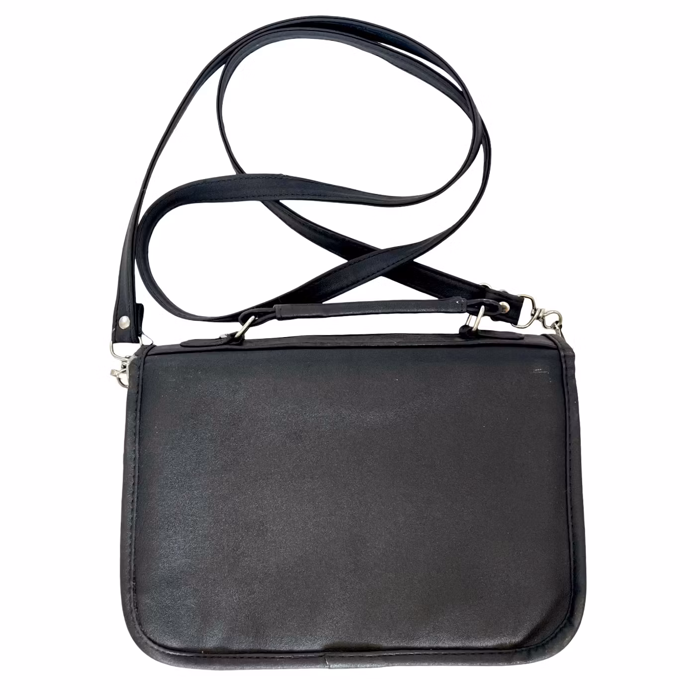 Vintage Via Roma MP - Italiaans design, schoudertas - zwart